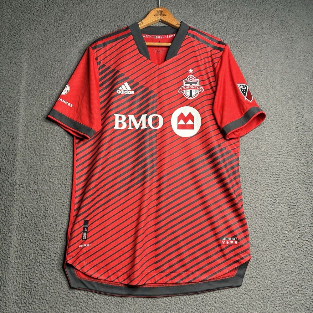 Adidas Toronto FC 21/22 Home Jersey Men's Large Soccer Football MLS A. Pozuelo